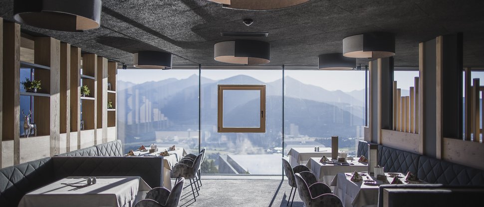 Current news and stories from Olang Modern restaurant with mountain view through large windows